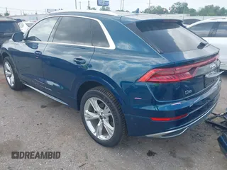 2021 Audi Q8 Prestige z VIN WA1CVBF11MD022043, wystawiony jako IAAI lot #41948487 z przebiegiem 35 738 mil mil oraz . Historia ofert i sprzedaży dostępna na DreamBid. Obrazek 3.