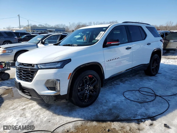 2023 Chevrolet Traverse Premier with VIN 1GNEVKKW9PJ319851, listed as a Copart auction lot 41505995 with 13,959 mi miles and Salvage Title. Bid and sale history available at carsss.com. Image 1.