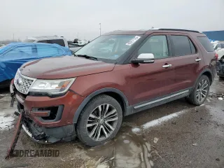 2016 Ford Explorer Platinum with VIN 1FM5K8HT6GGC32273, listed as a Copart auction lot 42917125 with 129,964 mi miles and Salvage Title. Bid and sale history available at DreamBid. Image 1.