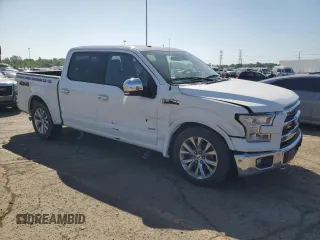 2016 Ford F-150 XLT with VIN 1FTEW1EG9GFC67242, listed as a Copart auction lot 61591545 with 184,204 mi miles and Salvage title. Bid and sale history available at DreamBid. Image 4.