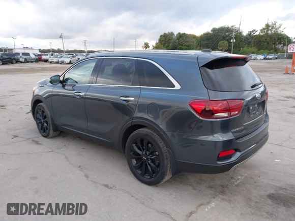 2020 Kia Sorento EX V6 with VIN 5XYPH4A52LG707253, listed as a IAAI auction lot 41201693 with 72,154 mi miles. Bid and sale history available at carsss.com. Image 3.