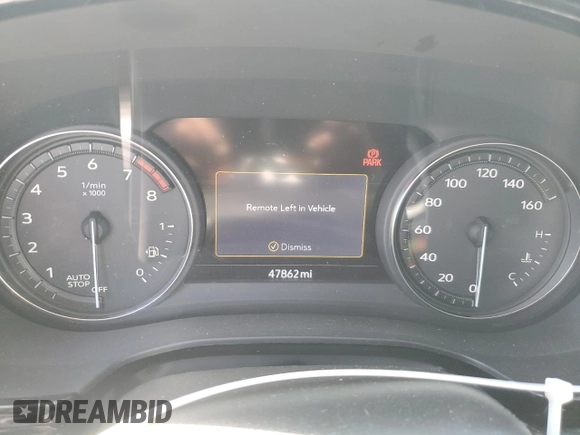 2020 Cadillac XT6 AWD Premium Luxury with VIN 1GYKPDRS9LZ159836, listed as a Copart auction lot 60753625 with 47,862 mi miles and Salvage title. Bid and sale history available at DreamBid. Image 9.