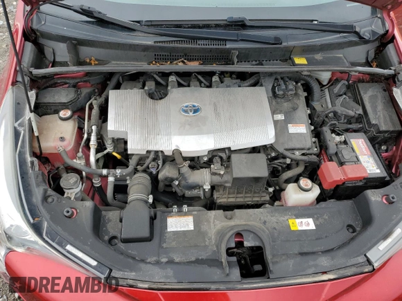 2017 Toyota Prius Two z VIN JTDKARFU5H3528034, wystawiony jako Copart lot #55118955 z przebiegiem 117 483 mil mil oraz Szkoda całkowita • Salvage title. Historia ofert i sprzedaży dostępna na DreamBid. Obrazek 11.