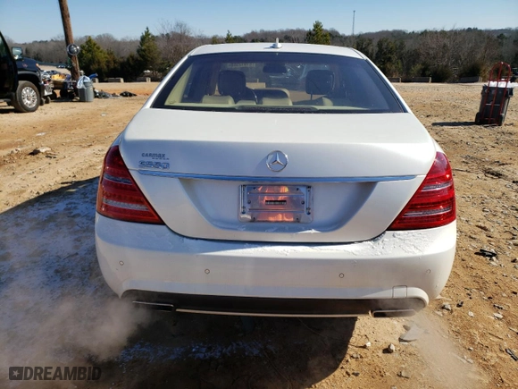 2013 Mercedes-Benz S-Class S 550 with VIN WDDNG7DB5DA499311, listed as a Copart auction lot 41912565 with 77,942 mi miles and Salvage Title. Bid and sale history available at carsss.com. Image 6.