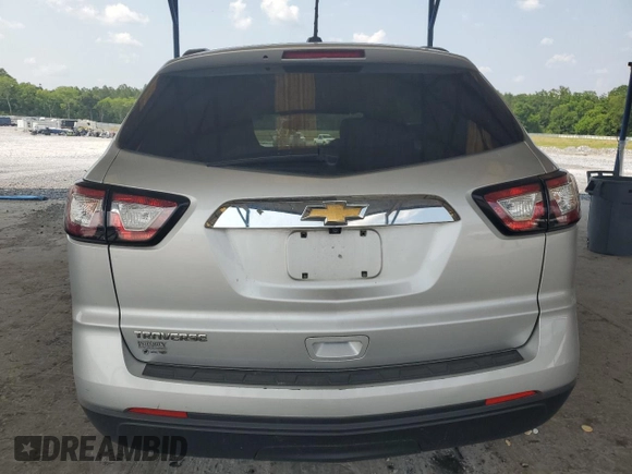 2017 Chevrolet Traverse LS with VIN 1GNKRFED5HJ284168, listed as a Copart auction lot 59470135 with 170,612 mi miles and Salvage title. Bid and sale history available at DreamBid. Image 6.