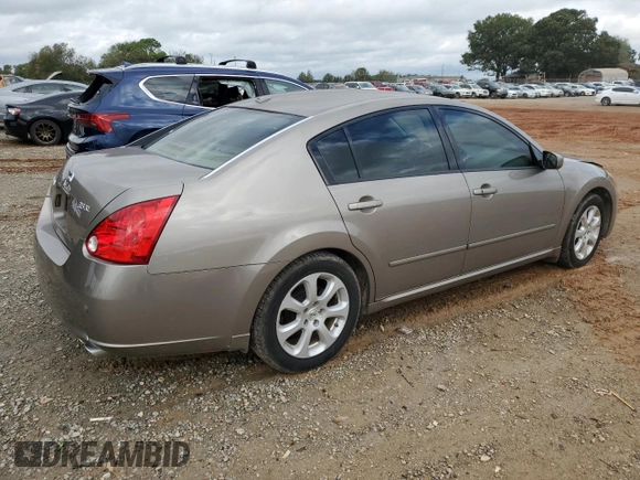 2007 Nissan Maxima 3.5 SE with VIN 1N4BA41E07C866657, listed as a Copart auction lot 71602784 with 71,496 mi miles and Salvage Title. Bid and sale history available at carsss.com. Image 3.