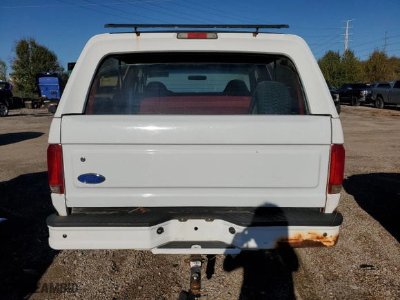 1995 Ford Bronco Custom with VIN 1FMEU15H1SLB05688, listed as a Copart auction lot 79738794 with 0 mi miles and Salvage Title. Bid and sale history available at carsss.com. Image 6.