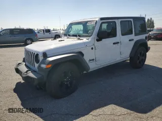 2023 Jeep Wrangler Sport Altitude with VIN 1C4HJXDG3PW623930, listed as a Copart auction lot 46733035 with 26,032 mi miles and Salvage Title. Bid and sale history available at DreamBid. Image 1.