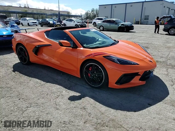 2022 Chevrolet Corvette 1LT with VIN 1G1YA2D40N5118657, listed as a Copart auction lot 48972845 with 17,189 mi miles and Salvage Title. Bid and sale history available at carsss.com. Image 13.