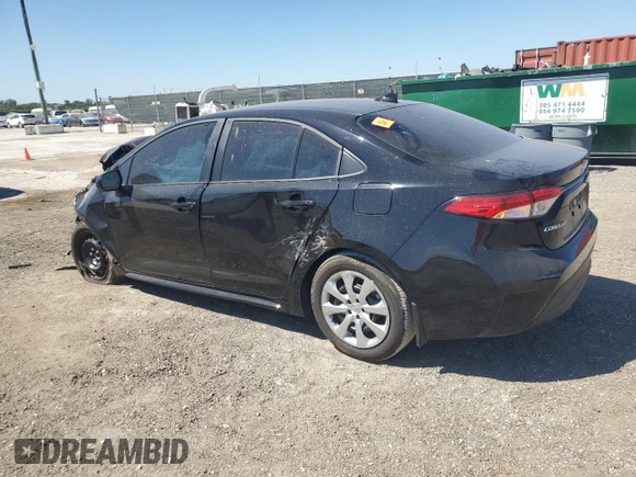 2025 Toyota Corolla LE with VIN 5YFB4MDE9SP238464, listed as a Copart auction lot 49441505 with 4,712 mi miles and Non Repairable. Bid and sale history available at carsss.com. Image 2.