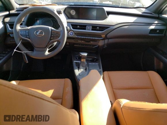 2020 Lexus UX with VIN JTHP9JBH5L2028560, listed as a Copart auction lot 39672193 with 20,925 mi miles. Bid and sale history available at carsss.com. Image 8.