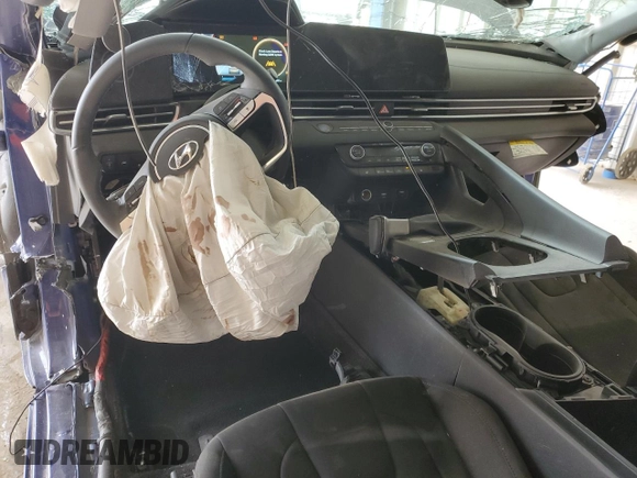 2023 Hyundai Elantra SEL with VIN KMHLS4AG8PU573611, listed as a Copart auction lot 53503735 with 13,237 mi miles and Salvage title. Bid and sale history available at DreamBid. Image 8.