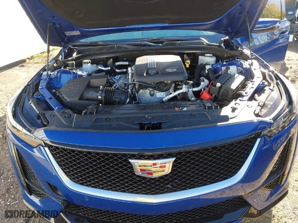 2024 Cadillac CT5 Sport with VIN 1G6DP5RK1R0106519, listed as a IAAI auction lot 40871393 with 1 mi miles. Bid and sale history available at carsss.com. Image 10.
