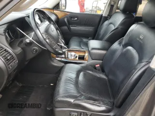 2011 Infiniti QX56 7-passenger with VIN JN8AZ2NE9B9005517, listed as a Copart auction lot 44799925 with 150,030 mi miles and Salvage Title. Bid and sale history available at carsss.com. Image 7.
