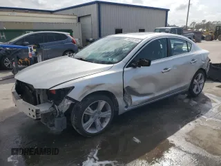 2014 Acura ILX Premium Pkg with VIN 19VDE1F5XEE004074, listed as a Copart auction lot 48226195 with 148,155 mi miles and Salvage Title. Bid and sale history available at carsss.com. Image 1.