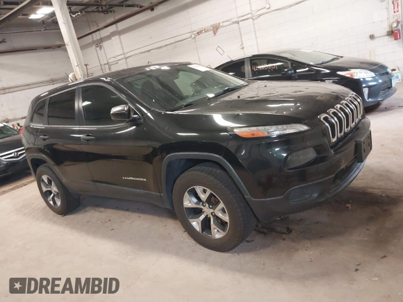 2015 Jeep Cherokee Sport z VIN 1C4PJMAB8FW764171, wystawiony jako IAAI lot #42460585 z przebiegiem 204 179 mil mil oraz . Historia ofert i sprzedaży dostępna na DreamBid. Obrazek 1.