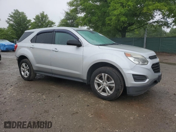 2017 Chevrolet Equinox LS z VIN 2GNALBEK6H1529798, wystawiony jako Copart lot #57657665 z przebiegiem 122 221 mil mil oraz Szkoda całkowita • Salvage title. Historia ofert i sprzedaży dostępna na DreamBid. Obrazek 4.