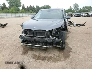 2017 BMW X1 xDrive28i with VIN WBXHT3Z3XH4A53999, listed as a Copart auction lot 60500265 with 43,377 mi miles and Salvage title. Bid and sale history available at DreamBid. Image 14.