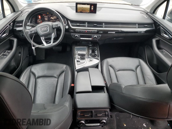2017 Audi Q7 Premium Plus with VIN WA1LAAF75HD032610, listed as a Copart auction lot 55628665 with 47,523 mi miles and Salvage Title. Bid and sale history available at DreamBid. Image 8.