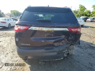 2020 Chevrolet Traverse LT with VIN 1GNERHKW7LJ215828, listed as a Copart auction lot 61087665 with 49,557 mi miles and Salvage title. Bid and sale history available at DreamBid. Image 6.