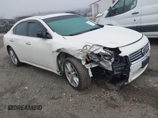 2014 Nissan Maxima S with VIN 1N4AA5AP0EC487139, listed as a IAAI auction lot 41450013 with 144,643 mi miles and . Bid and sale history available at DreamBid. Image 1.