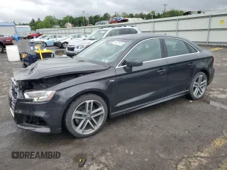 2018 Audi A3 Premium Plus with VIN WAUJ8GFF6J1090636, listed as a Copart auction lot 56975915 with 91,506 mi miles and Salvage title. Bid and sale history available at DreamBid. Image 1.