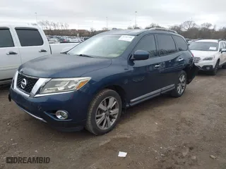 2013 Nissan Pathfinder SL with VIN 5N1AR2MN4DC662286, listed as a IAAI auction lot 41202706 with 67,866 mi miles. Bid and sale history available at carsss.com. Image 2.