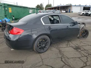 2008 Infiniti G35 with VIN JNKBV61EX8M221101, listed as a Copart auction lot 66737184 with Not Provided miles and Salvage Title. Bid and sale history available at DreamBid. Image 3.