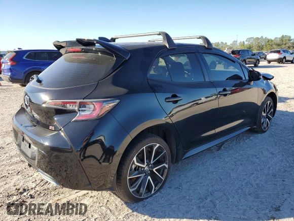 2022 Toyota Corolla Hatchback SE with VIN JTNB4MBE1N3155087, listed as a Copart auction lot 80633534 with 43,279 mi miles and Clean Title. Bid and sale history available at carsss.com. Image 3.