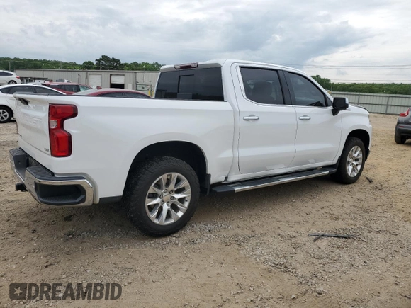 2021 Chevrolet Silverado 1500 LTZ with VIN 1GCUYGEDXMZ424317, listed as a Copart auction lot 53857505 with 102,653 mi miles and Salvage Title. Bid and sale history available at DreamBid. Image 3.