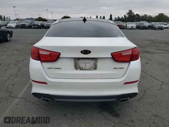 2015 Kia Optima EX with VIN 5XXGN4A73FG428039, listed as a Copart auction lot 66319285 with 207,364 mi miles and Clean title. Bid and sale history available at DreamBid. Image 6.