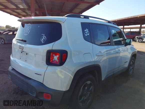 2015 Jeep Renegade Latitude with VIN ZACCJABH3FPC16382, listed as a IAAI auction lot 41858285 with 163,408 mi miles. Bid and sale history available at carsss.com. Image 4.