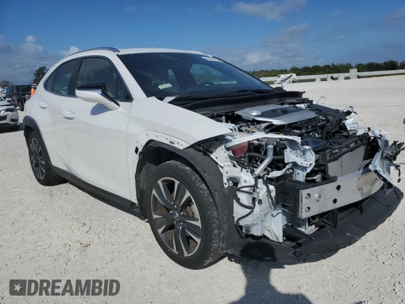 2019 Lexus UX with VIN JTHY3JBH7K2002188, listed as a Copart auction lot 40883883 with 34,736 mi miles. Bid and sale history available at carsss.com. Image 4.