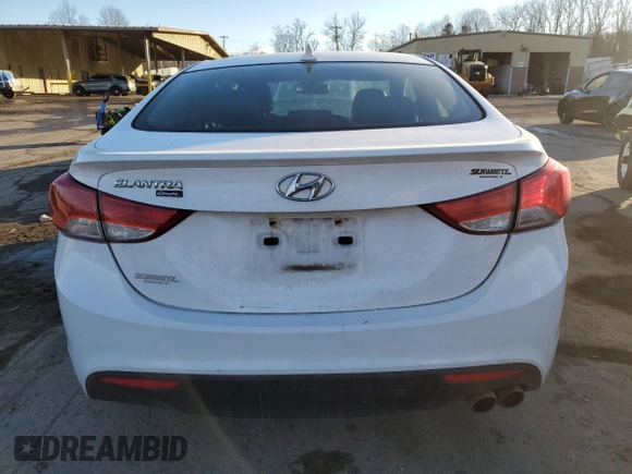 2013 Hyundai Elantra Coupe GS with VIN KMHDH6AE1DU009579, listed as a Copart auction lot 43067675 with 214,050 mi miles and Salvage Title. Bid and sale history available at carsss.com. Image 6.