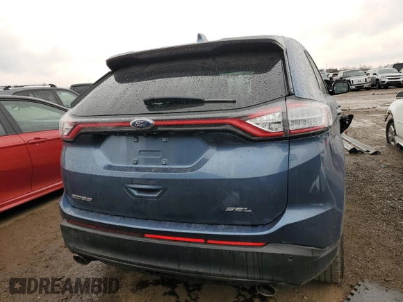 2018 Ford Edge SEL with VIN 2FMPK3J89JBB70870, listed as a Copart auction lot 49619075 with 36,209 mi miles and Salvage Title. Bid and sale history available at carsss.com. Image 6.