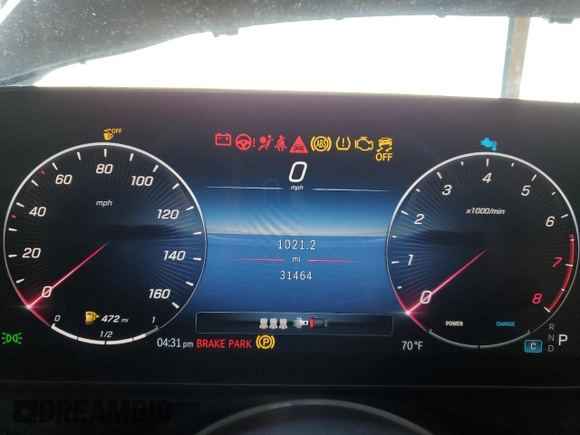 2023 Mercedes-Benz C 300 with VIN W1KAF4GB4PR122065, listed as a Copart auction lot 48254765 with 31,464 mi miles and Salvage Title. Bid and sale history available at carsss.com. Image 9.