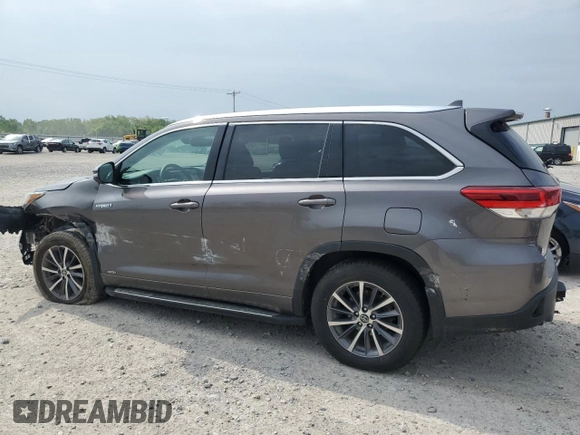 2018 Toyota Highlander Hybrid XLE with VIN 5TDJGRFHXJS048539, listed as a Copart auction lot 60134685 with 228,968 mi miles and Salvage title. Bid and sale history available at DreamBid. Image 2.