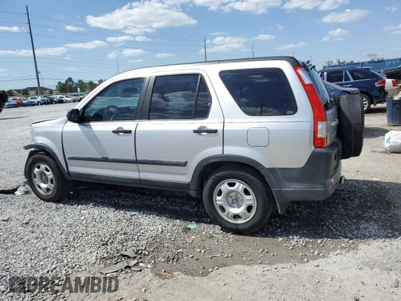 2006 Honda CR-V LX with VIN SHSRD685X6U404828, listed as a Copart auction lot 53898825 with 73,763 mi miles and Salvage Title. Bid and sale history available at DreamBid. Image 2.