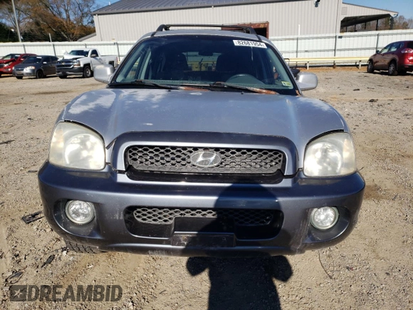 2003 Hyundai Santa Fe GLS with VIN KM8SC73D43U473982, listed as a Copart auction lot 82681954 with 252,240 mi miles and Salvage Title. Bid and sale history available at carsss.com. Image 5.