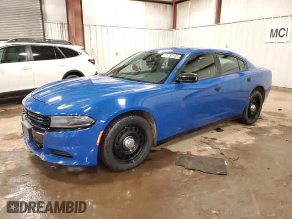 2018 Dodge Charger Police with VIN 2C3CDXKT0JH316369, listed as a Copart auction lot 43616815 with 93,947 mi miles and Clean Title. Bid and sale history available at carsss.com. Image 1.
