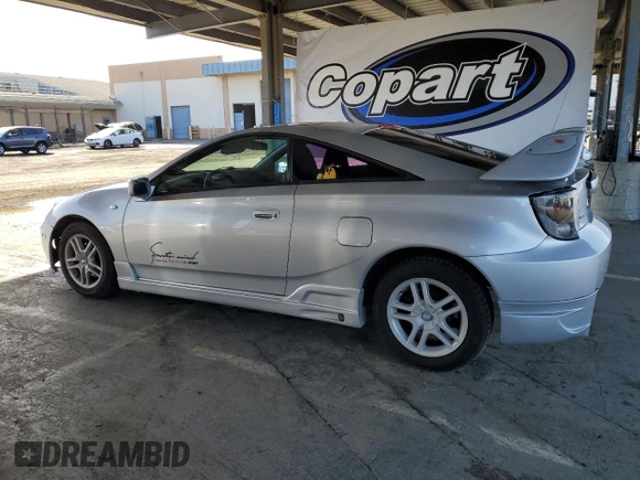 2001 Toyota Celica GT z VIN JTDDR32TX10093188, wystawiony jako Copart lot #56589435 z przebiegiem 134 624 mil mil oraz Szkoda całkowita • Salvage title. Historia ofert i sprzedaży dostępna na DreamBid. Obrazek 2.