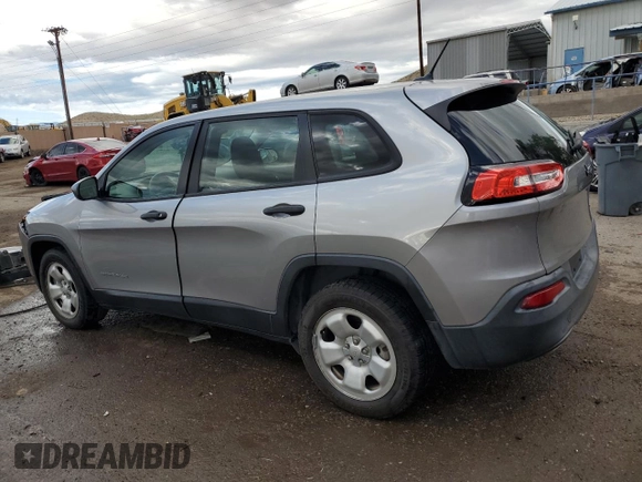 2015 Jeep Cherokee Sport z VIN 1C4PJLAB1FW711631, wystawiony jako Copart lot #58373145 z przebiegiem 123 683 mil mil oraz Szkoda całkowita • Salvage title. Historia ofert i sprzedaży dostępna na DreamBid. Obrazek 2.
