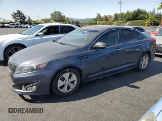 2015 Kia Optima LX with VIN KNAGM4A77F5604983, listed as a Copart auction lot 62608095 with 187,209 mi miles and Clean title. Bid and sale history available at DreamBid. Image 1.