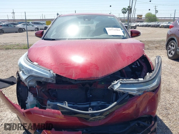 2018 Toyota C-HR XLE with VIN NMTKHMBX2JR043321, listed as a IAAI auction lot 41773764 with 53,800 mi miles. Bid and sale history available at carsss.com. Image 12.