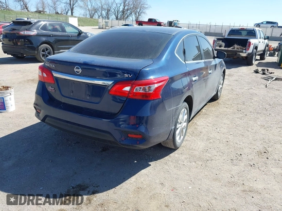 2019 Nissan Sentra SV with VIN 3N1AB7AP6KY248123, listed as a IAAI auction lot 42047404 with 44,940 mi miles and . Bid and sale history available at DreamBid. Image 4.