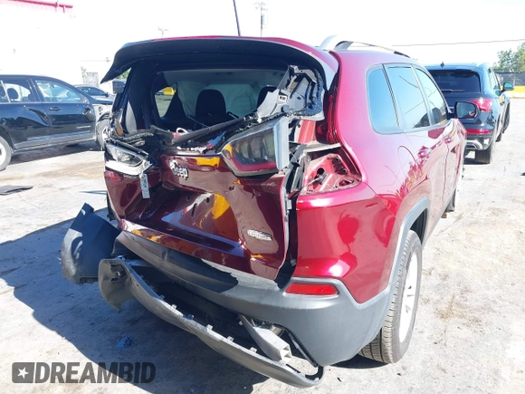 2020 Jeep Cherokee Latitude with VIN 1C4PJLCB4LD648903, listed as a IAAI auction lot 42267209 with 20,133 mi miles and . Bid and sale history available at DreamBid. Image 6.