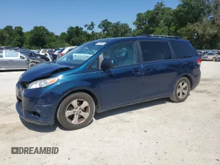 2011 Toyota Sienna LE AAS with VIN 5TDKK3DC0BS159383, listed as a Copart auction lot 54610645 with 184,385 mi miles and Salvage Title. Bid and sale history available at DreamBid. Image 1.