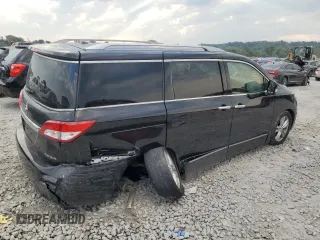 2015 Nissan Quest SV with VIN JN8AE2KP4F9126754, listed as a Copart auction lot 69391534 with 109,082 mi miles and Salvage Title. Bid and sale history available at carsss.com. Image 3.