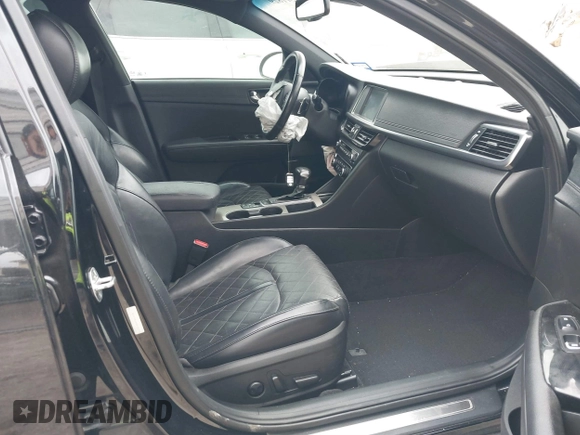 2016 Kia Optima SXL Turbo with VIN 5XXGV4L2XGG120045, listed as a IAAI auction lot 41511829 with 107,760 mi miles. Bid and sale history available at carsss.com. Image 5.