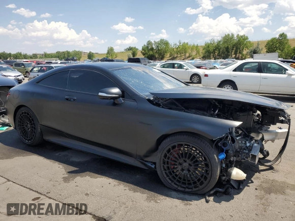 2020 Mercedes-Benz S 63 AMG with VIN WDDXJ8JB7LA040820, listed as a Copart auction lot 65985844 with Not Provided miles and Salvage Title. Bid and sale history available at DreamBid. Image 4.